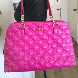 Beautiful fuchsia pink Kate Spade bag